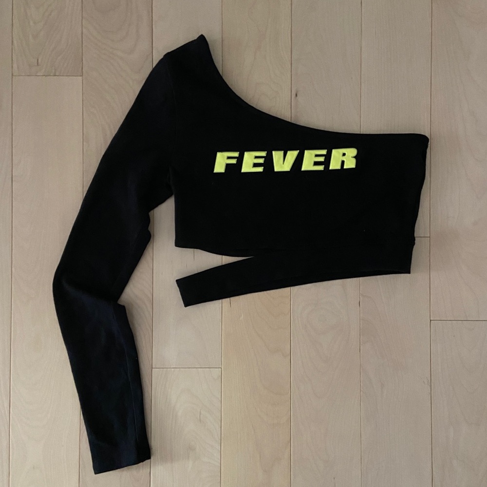 Forever 21 Fever One Shoulder Crop Top